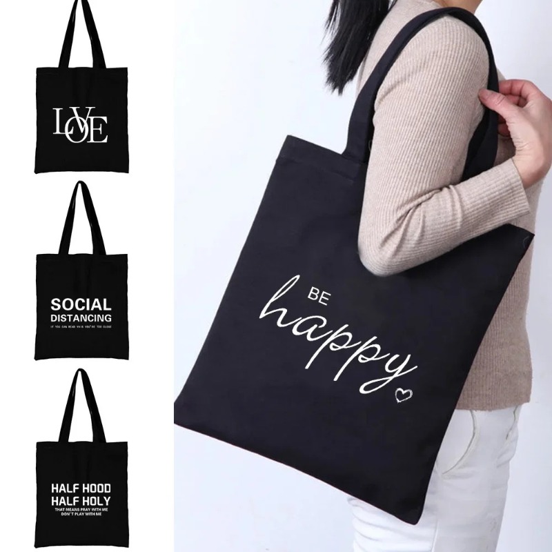 Women'S Work Bags Tote - Kawaii мультфильм оранжевый кот с принтом