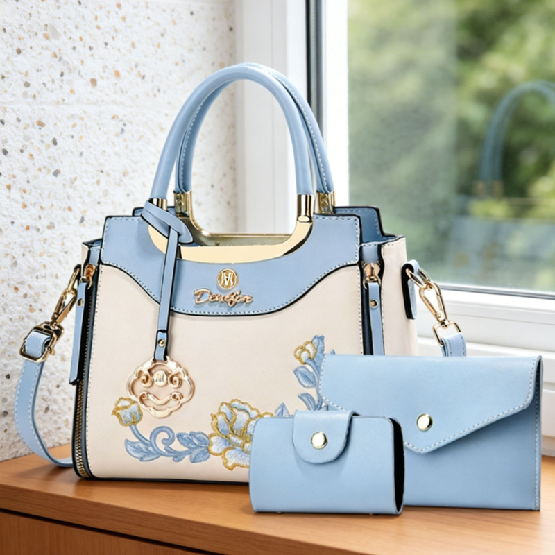 Women Bags Work - Набор из 3 высококачественных вышитых сумок,