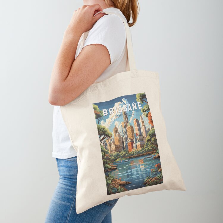 Women Bags In Australia - Брисбен, Австралия. Винтажная художественная сумка-шоппер. Сумки