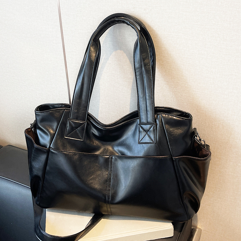 Women'S Work Bags Tote - Женская ретро-сумка из мягкой кожи с