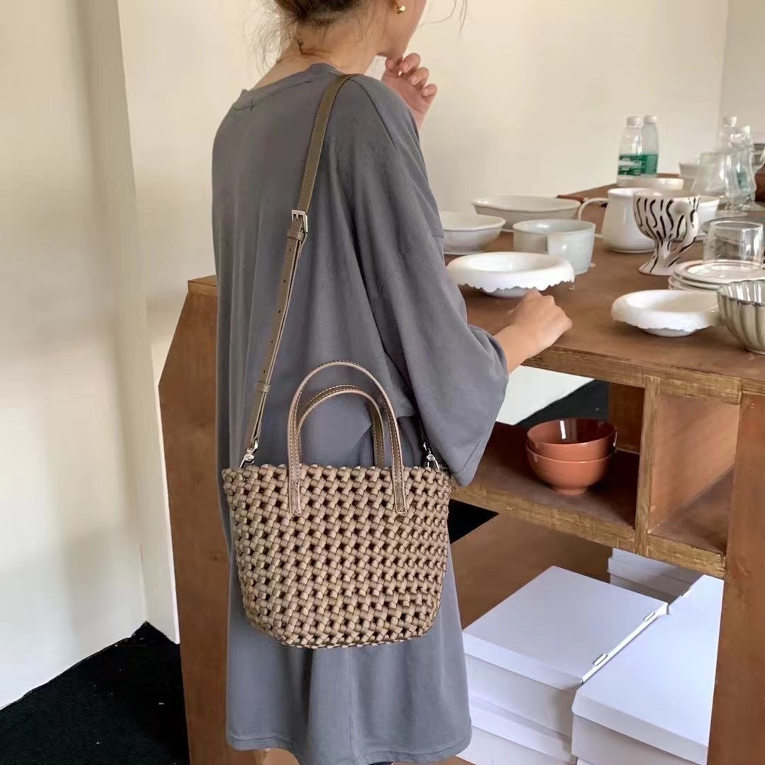 Women Bags Handmade - Женская плетеная Сумка-тоут, большая летняя пляжная