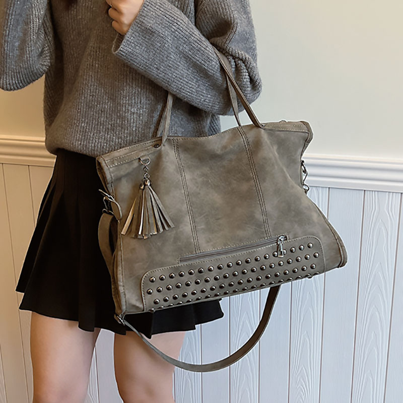 Women'S Work Bags Tote - Вместительная женская сумка-тоут 2026: Новая ретро-модель