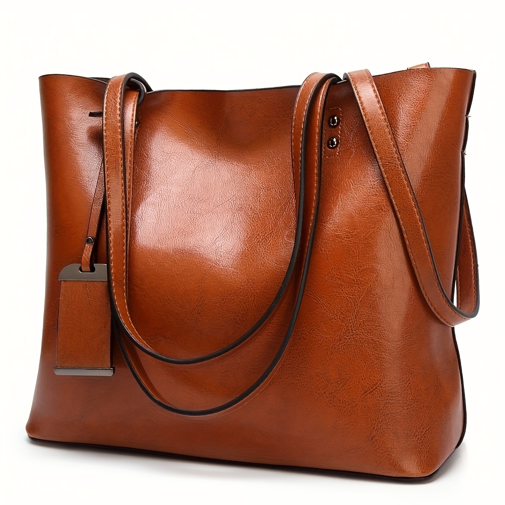 Women'S Work Bags Tote - Модная классическая кожаная женская сумка-тоут в