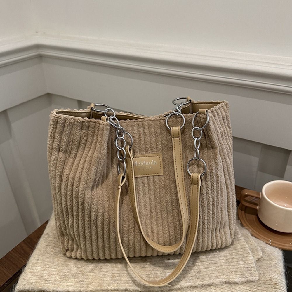 Модная вельветовая сумка через – обзор и цена Women'S Work Bags Tote