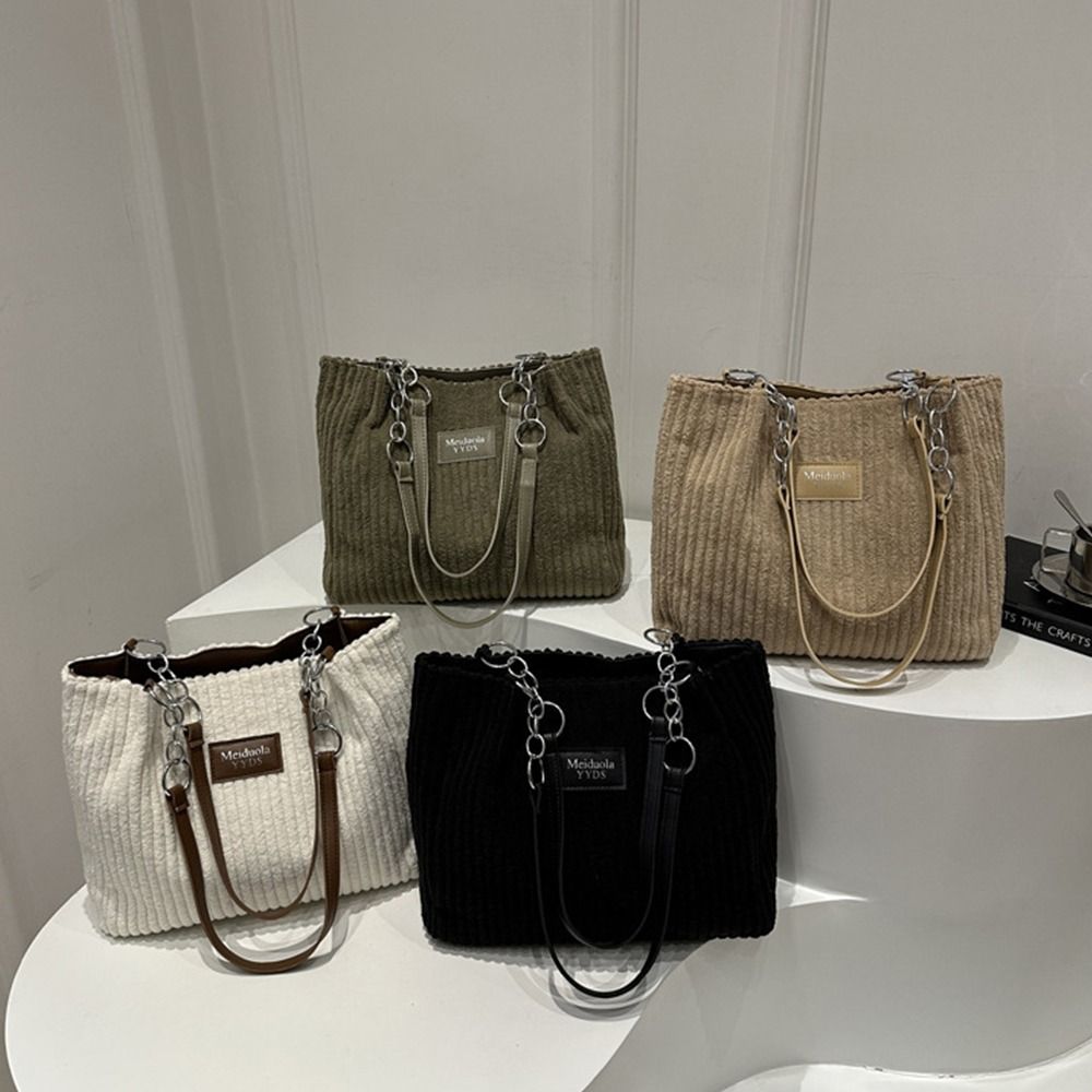 Модная вельветовая сумка через – обзор и цена Women'S Work Bags Tote
