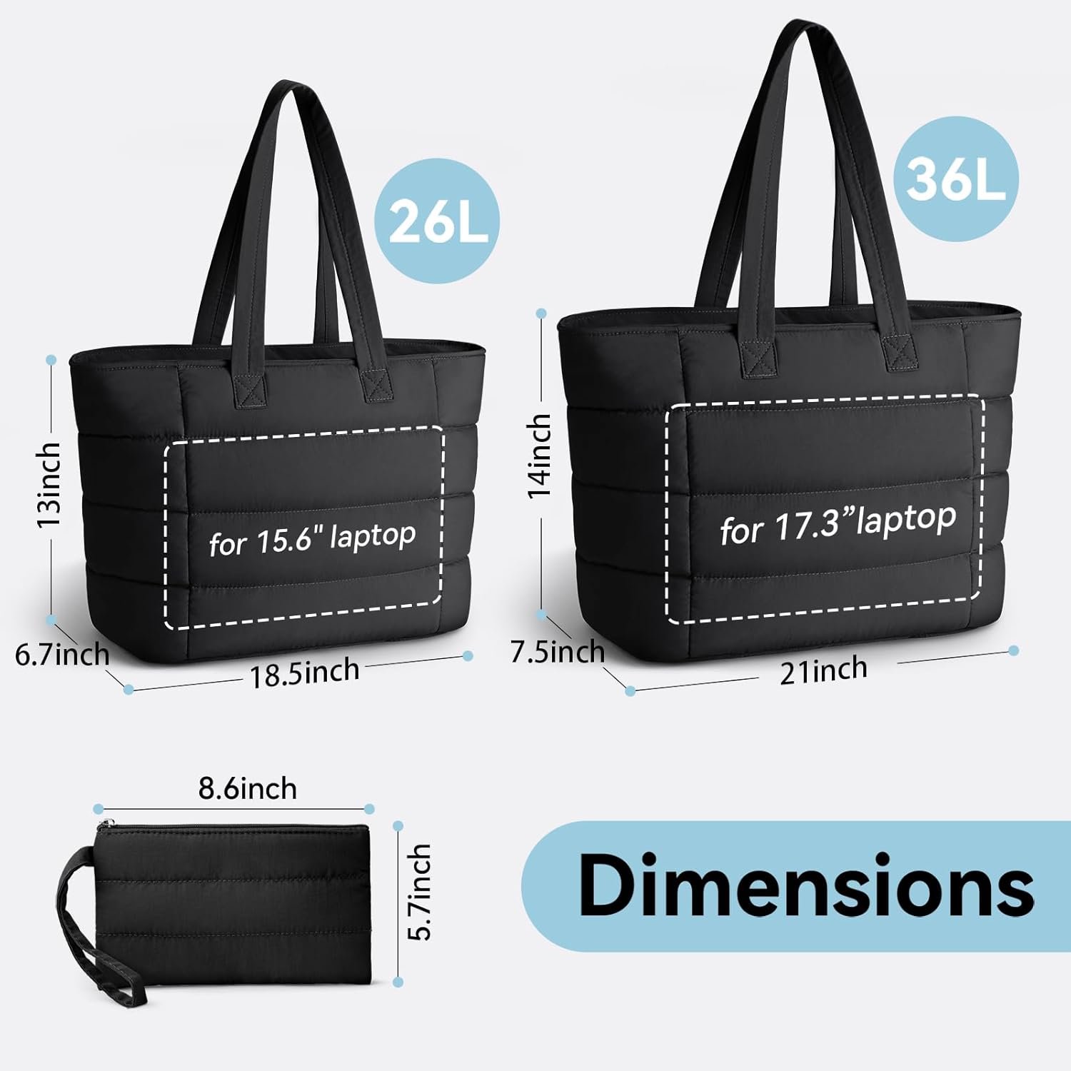 Легкая дутая сумка-тоут для же – обзор и цена Women'S Work Bags Tote