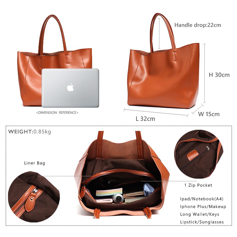 Минималистичная большая сумка- – обзор и цена Women'S Work Bags Tote