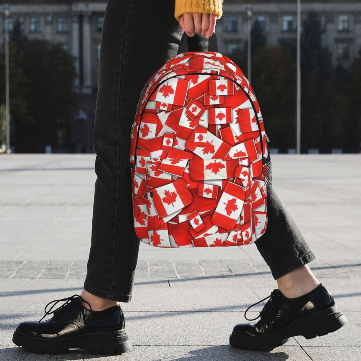 Рюкзак с узором в виде флага К – обзор и цена Women Bags Canada Sale