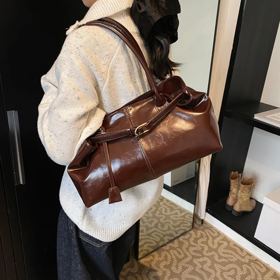 Зимняя масляная сумка-хобо из  – обзор и цена Women'S Work Bags Tote